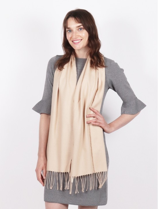 Soft Wool Feeling Solid Color Scarf